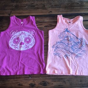 Girls cotton tanks